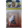 coppia 2 topi plastica finti - scherzo di carnevale
