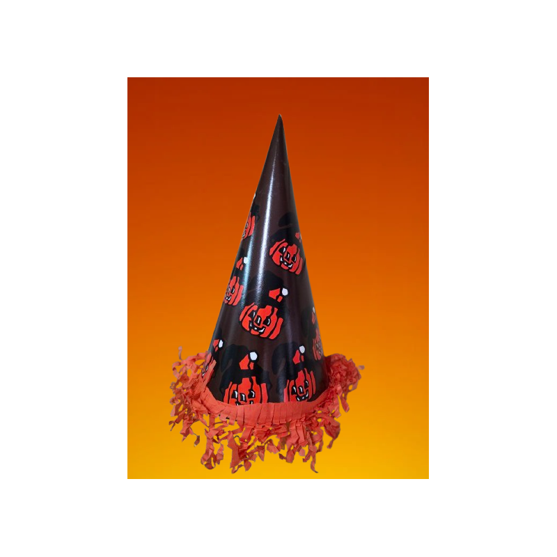 Cappello a punta in carta halloween